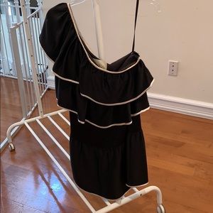 Thread Social size 4 one shoulder ruffle dress